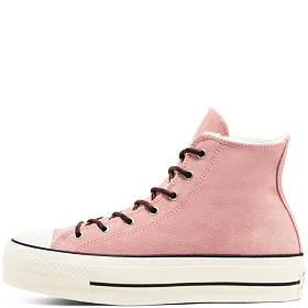 Womens Sherpa Chuck Taylor All Star  Platform High Top