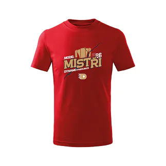 Dětské tričko Mistři 2026 red HC Dynamo Pardubice